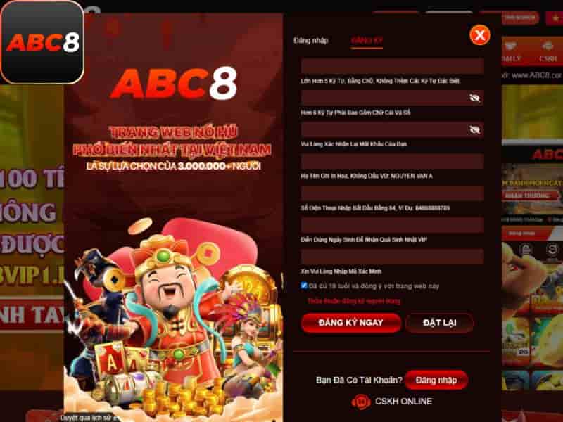 ABC8 mang đến một môi trường chơi game an toàn và minh bạch