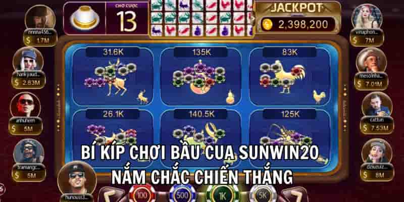 Bí kíp chinh phục bầu cua SUNWIN từ bet thủ