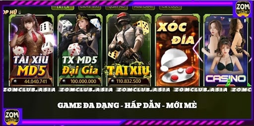 Game bài đổi thưởng ZomClub